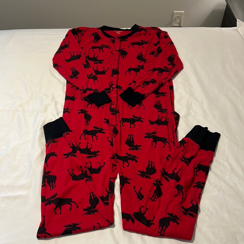 Men’s moose themed onesie